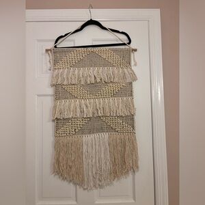 NWT Handmade Fringe Wall Hanging Dormify